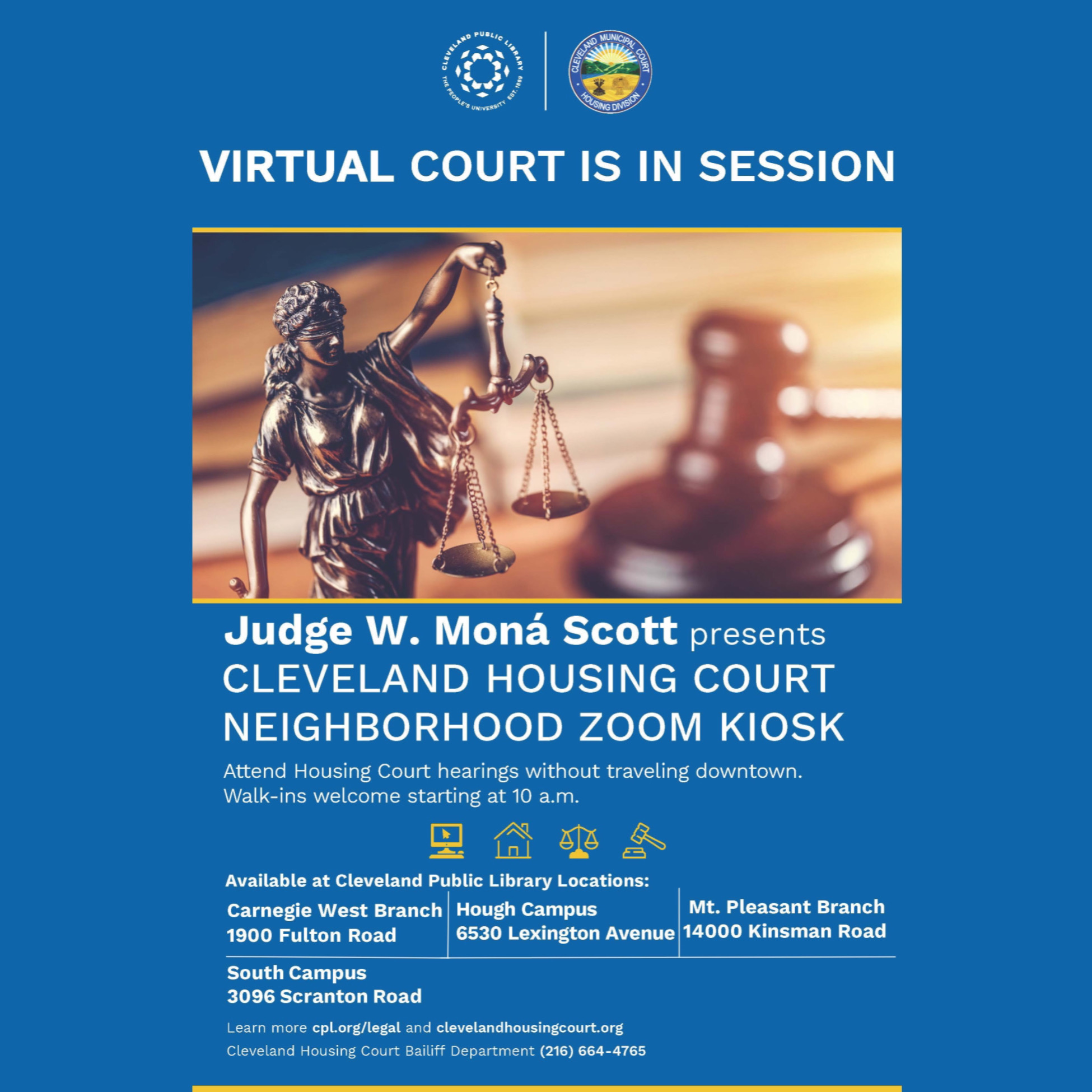 Virtual court is in session. 